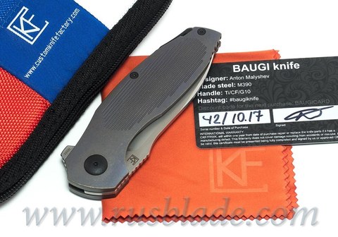 CKF Baugi knife (Malyshev design, M390, Ti) 