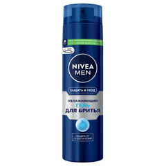 Гель для бритья увлажняющий Nivea Men Защита и уход  200 мл  81760