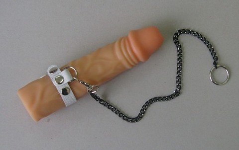Белый поводок на пенис - Sitabella BDSM accessories 3140-3