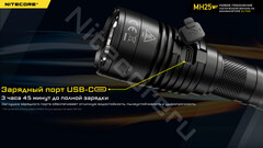 Фонарь Nitecore MH25V2 1300lm