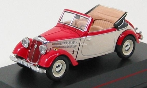 IFA F8 Cabrio red-white 1953 IST054 IST Models 1:43
