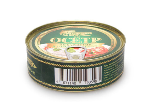 Осетр в томатном соусе Каспийский Берег, 240г