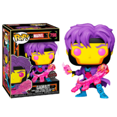 Фигурка Funko POP! Bobble Marvel Black Light Gambit (Exc)