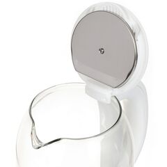 Чайник электрический Lofter, C01, белый, 2 л, 1500 Вт, скрытый нагревательный элемент, стекло