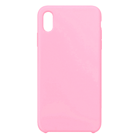 Силиконовый чехол Silicon Case WS для iPhone XR (Розовый)
