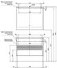 Aquanet 269299 Тумба Милан 100 Черный глянец (269299)