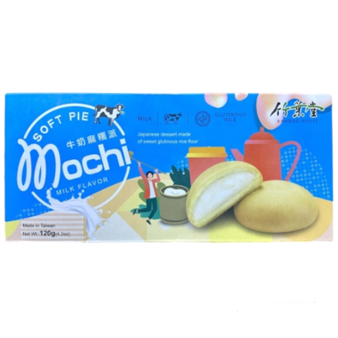 Печенье-моти с молочным вкусом Bamboo House Soft Pie Milk Flavor, 120 гр