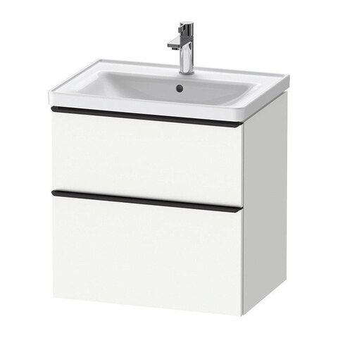 DE435401818 Duravit D-Neo Тумбочка подвесная, 634x452хh625 мм, 2 ящика, цвет: Белый матовый (для раковины 236765)