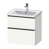 DE435401818 Duravit D-Neo Тумбочка подвесная, 634x452хh625 мм, 2 ящика, цвет: Белый матовый (для раковины 236765)