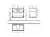 Villeroy&Boch Verity Design B02100PN Тумба под раковину, Villeroy&Boch, Verity Design, ширина, мм-750, глубина, мм-450, высота, мм-575, тип установки-подвесной, форма мебели-прямоугольная, раковина-необходимо заказать, ящики-2, открывание-выдвижное,