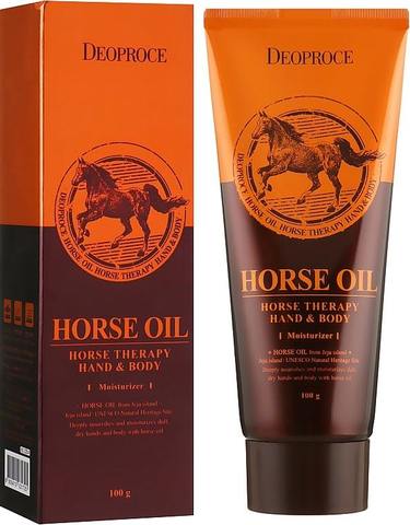 Deoproce Body Крем для тела и рук с лошадиным жиром Deoproce Hand&Body - Horse Oil
