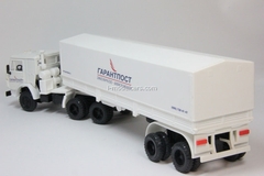 KAMAZ-5410 with semitrailer ODAZ with awning Delivery Garantpost Elecon 1:43