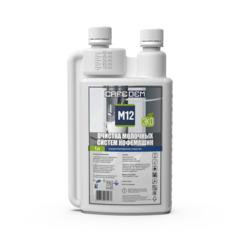 Cafedem M12 жидкое моющее средство серии Алкадем для промывки молочных систем кофемашин, флакон c дозатором 1 л