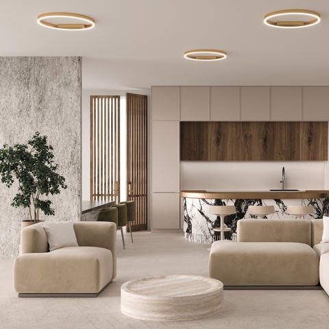 Потолочный светодиодный светильник Maytoni Rim MOD058CL-L35BSK