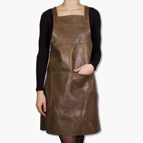 Фартук DutchDeluxes Suspender Style Vintage Brown коричневый