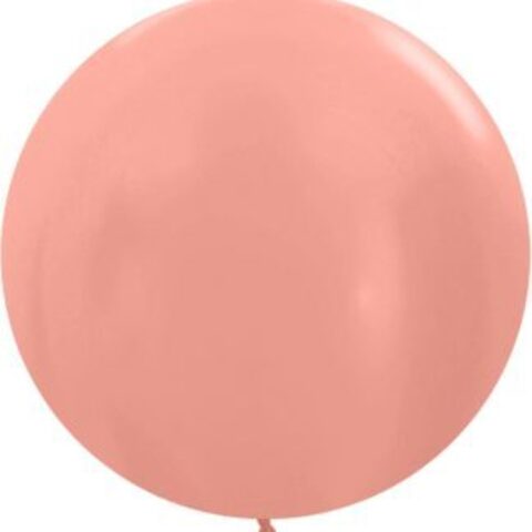 Латексный шар Гигант Пастель Темный Лососевый