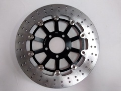 Диск тормозной передний черный на SUZUKI GS F  500 04-07, GSF BANDIT 1200 95-05