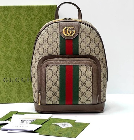 Рюкзак Gucci Ophidia бежевый