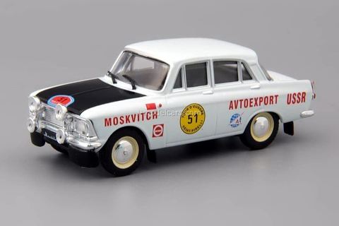 Moskvich-412 rally Europe Tour 1971 1:43 DeAgostini Auto Legends USSR Sport #5