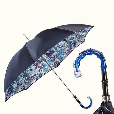 Новая коллекция, зонтик бабочки синий цвет