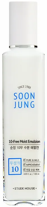 Etude House Soon Jung 10-Free Moist Emulsion увлажняющая эмульсия 130мл