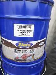 Грунт-Эмаль по ржавчине. Чёрная. 18кг.