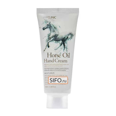 3W CLINIC Hand Крем для рук с экстрактом лошадиного жира Moisturizing Horse Oil Hand Cream