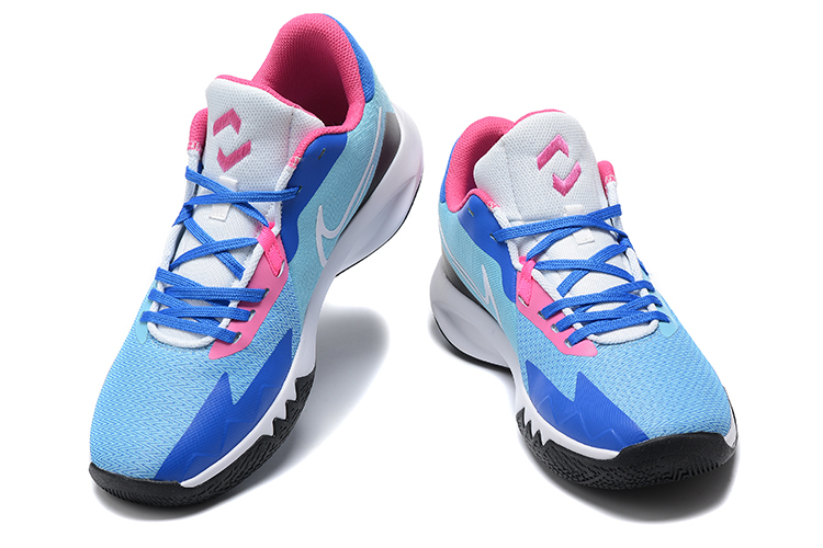 Nike white pink blue top