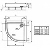 Душевой поддон 90х90 см Ideal Standard Connect Air E105101