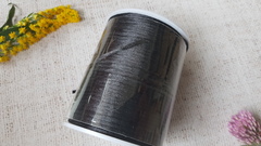 Шнур круглый атласный (для воздушных петель), 2 мм, чёрный