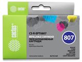 Картридж струйный Cactus CS-R-EPT0807 многоцветный (86.4мл) для Epson