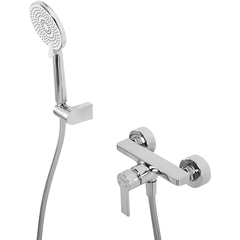 BelBagno AURORA-ESDM-CRM AURORA Смеситель для душа в комплекте с ручным душем, шлангом и держателем, хром AURORA-ESDM-CRM фото