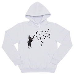 Толстовка "Басенджи и бабочки"