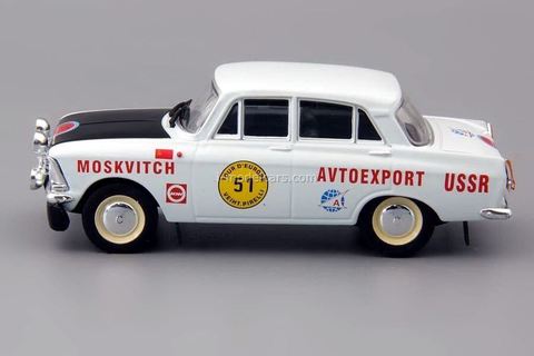 Miniature Saratov Moskvitch 412 - Échelle 1/43 - URSS 1988 - Jamais Jouée En Boîte