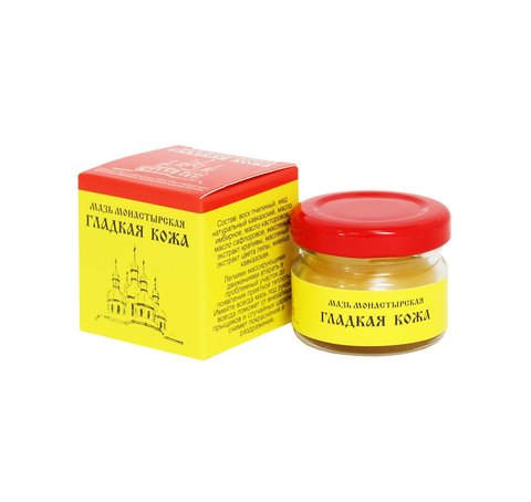 Мазь Монастырская "Гладкая кожа". Архыз Премиум Стекло 28 мл.