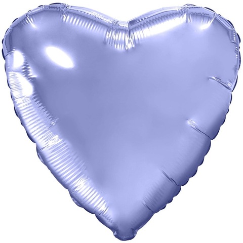 Шар-сердце лаванда, 45 см