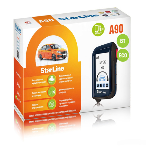Автосигнализация StarLine A90 BT ECO