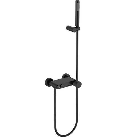 Boheme 123-BB.4 Смеситель STICK для ванны BLACK SPIRALE