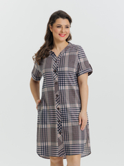 4630 Туника на пуговицах