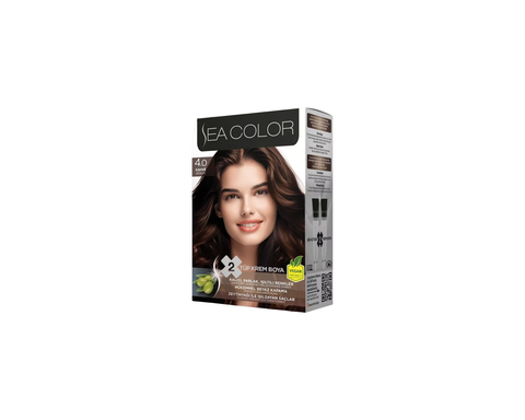 Краска для волос Sea Color Hair Dve Kit 4,0 Каштан, шт
