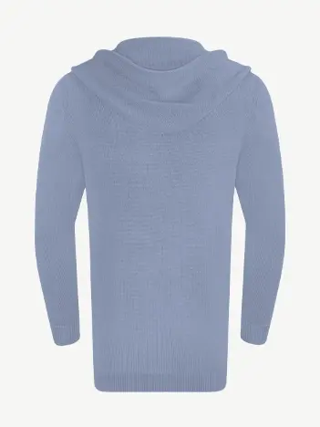 Кардиган с капюшоном из мягкой шерсти