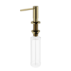 Sancos SC40100BG Дозатор моющего средства кухонный встраиваемый, цвет брашированное золото