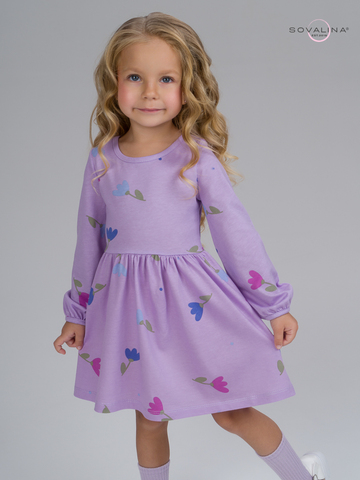 Платье Моана сиреневый колокольчик