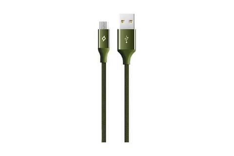 Кабель TTEC AlumiCable Micro USB Charge/Data Cable, 120см, хаки зеленый