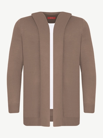 Кардиган с капюшоном из кашемира