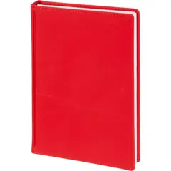 Ежедневник датированный 2026 А5+ VELVET красный 3-123/10