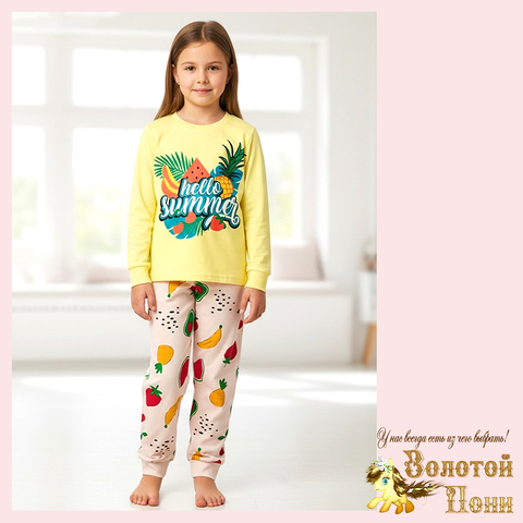 Пижама хлопок д (5-8) 251204-W2023