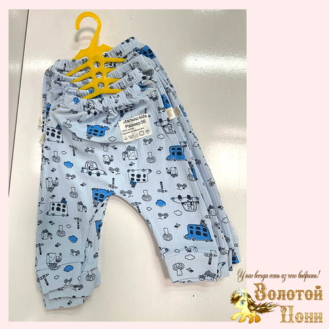 Штанишки хлопок/рубчик (56-80) 251204-W2204