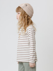 лонгслив  для девочки  КР 302901/молочный 1005 Н020.2 к663