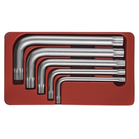 Jonnesway H15M105S Набор ключей торцевых SPLINE М5-М12, 5 предметов